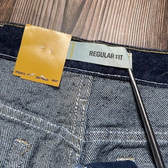 NWT‎ Vintage Lee Regular Fit Men's 40 x 30 Dark Pepper Wash Straight Leg Jeans - Picture 6 of 13